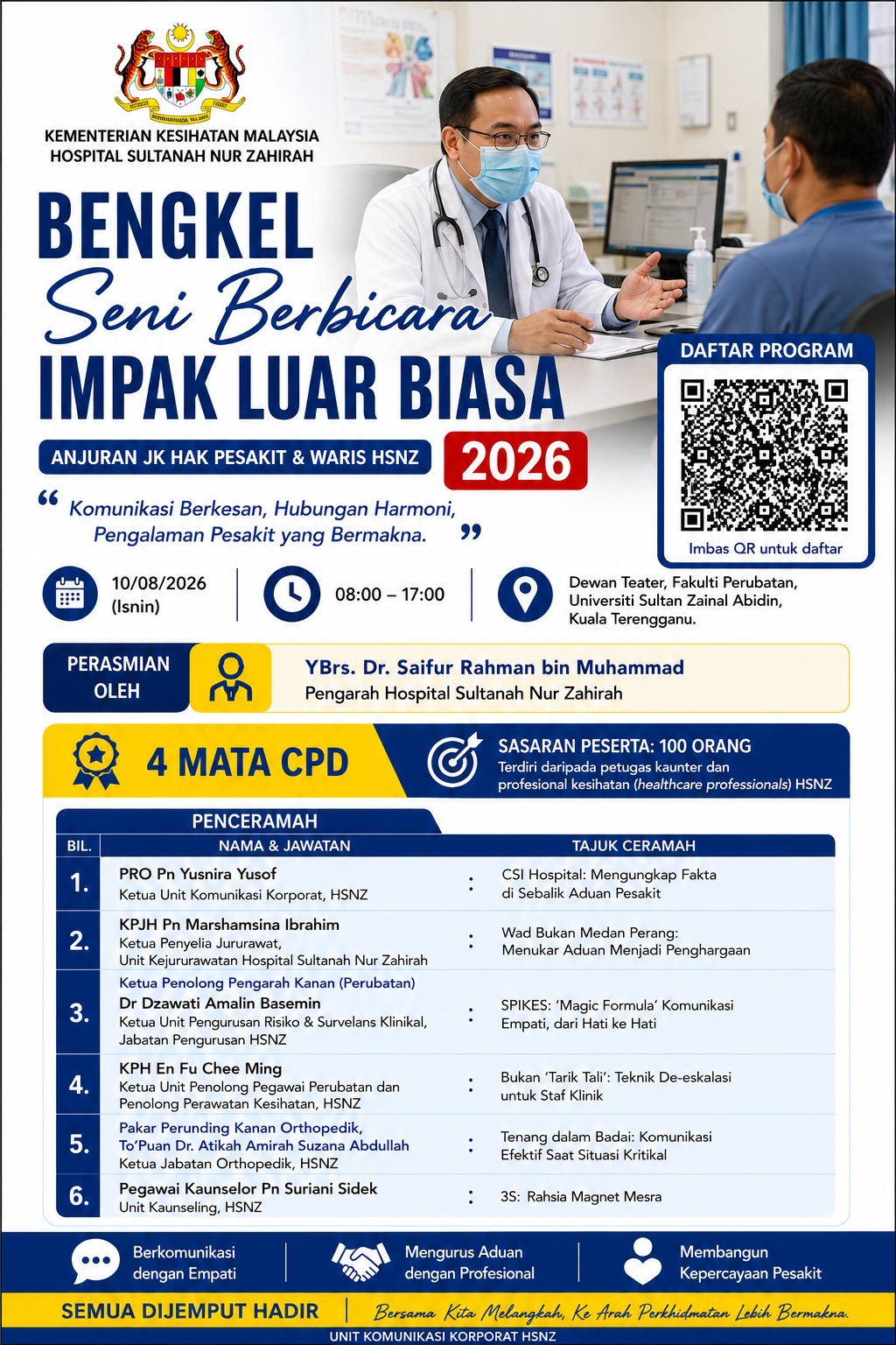 Bengkel Seni Berbicara Impak Luar Biasa 2026