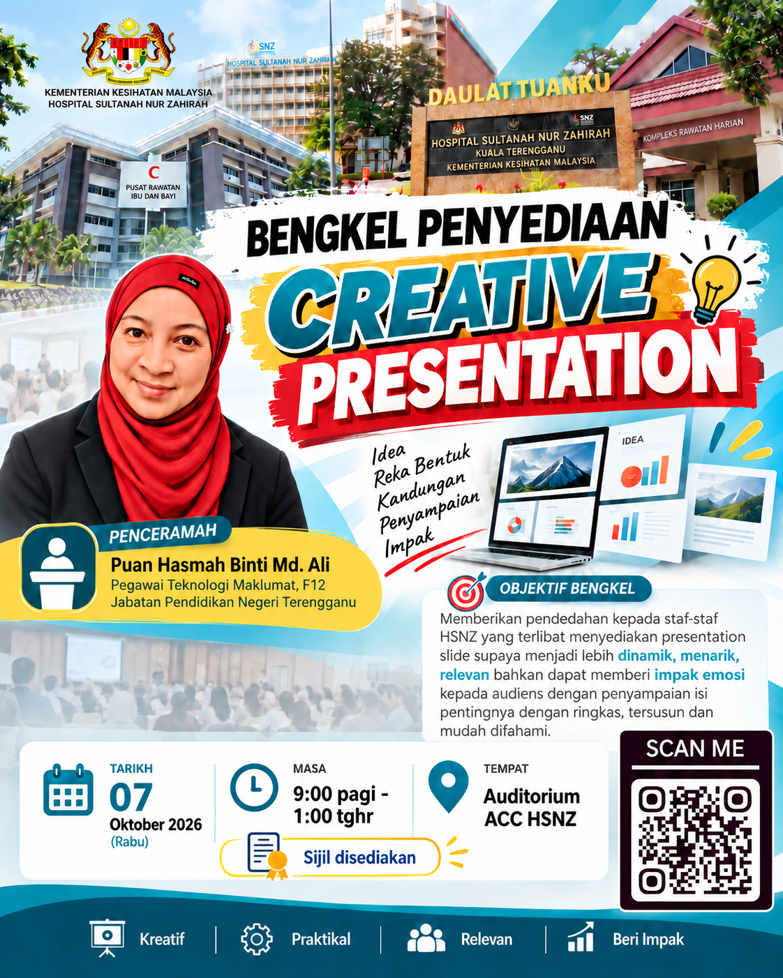 BENGKEL PENYEDIAAN CREATIVE PRESENTATION
