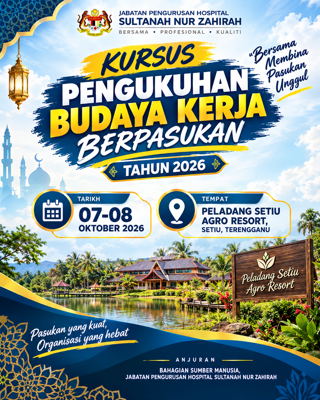 KURSUS PENGUKUHAN BUDAYA KERJA BERPASUKAN TAHUN 2026