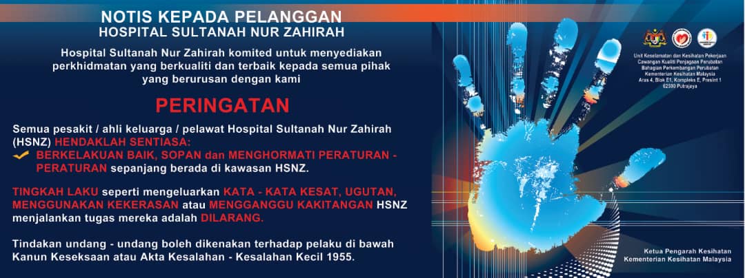 Alamat Hospital Sultanah Nur Zahirah - Beraya di hospital angkara