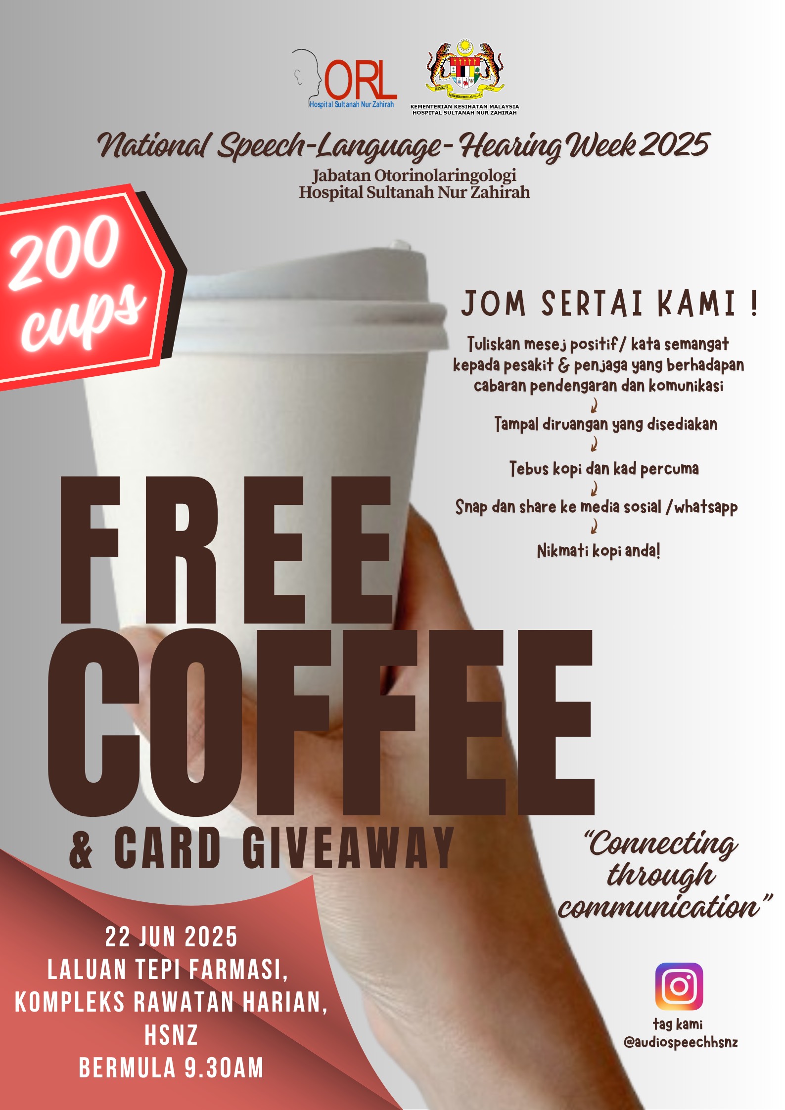Free Coffee Event Poster