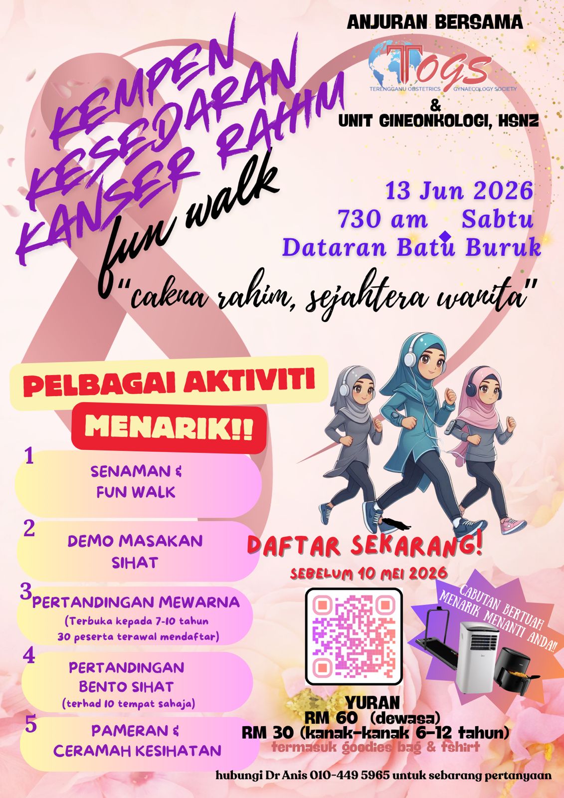 Kempen Kesedaran Kanser Rahim Fun Walk 2026