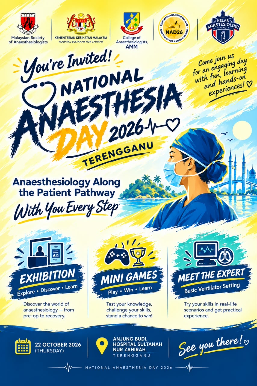 National Anaesthesia Day 2026 Terengganu